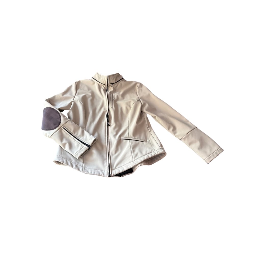 Asmar Equestrian Riding Beige Jacket Xl Softshell Stretch Old Money Preppy